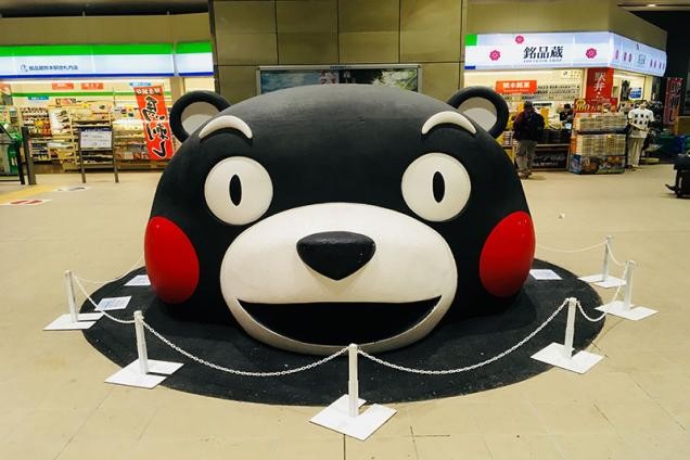 The mascot of Kumamoto called "Kumamon". (picture: RNZ/Riemer)