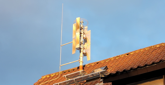 Dachsirene Nahaufnahme einer Sirene auf einem Dach