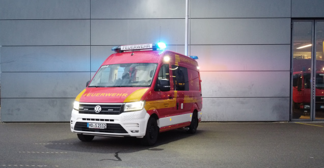 Der neue Einsatzleitwagen (Foto: Feuerwehr Heidelberg) Der neue Einsatzleitwagen (Foto: Feuerwehr Heidelberg)