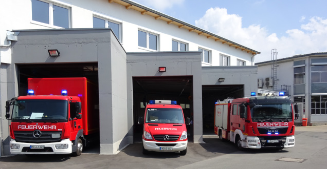 Gerätehaus Werkfeuerwehr Henkel(Foto: WF-Henkel) Gerätehaus Werkfeuerwehr Henkel(Foto: WF-Henkel)
