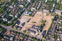 Luftaufnahme der Konversionsfläche im Süden Rohrbachs in Blickrichtung Südwesten.