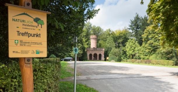 Treffpunkttafel "Natürlich Heidelberg" (Foto: Diemer) Treffpunkttafel "Natürlich Heidelberg"