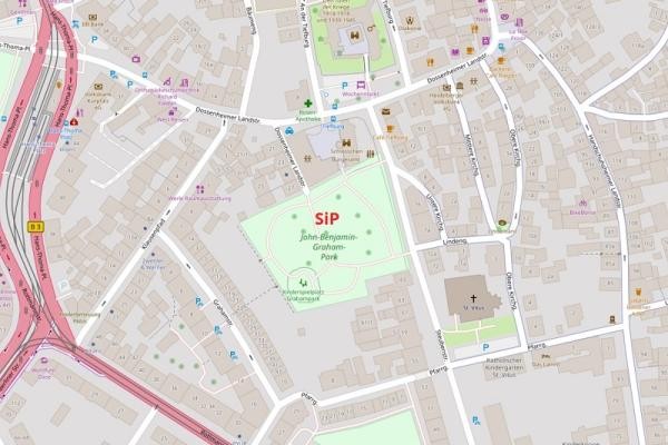 „Sport im Park“ – Grahampark (Foto: OpenStreetMap) Grahampark