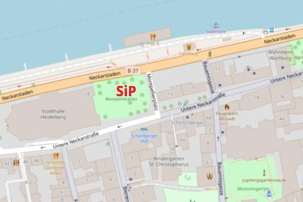 „Sport im Park“ – Montpellierplatz (Grafik: OpenStreetMap) Montpellierplatz