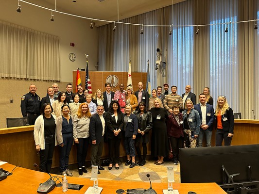 Gruppenfoto der Delegation (Foto: Stadt Heidelberg) Unterzeichnung Partnerschaftsvertrag mit Palo Alto