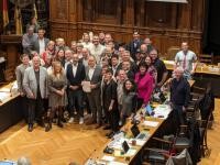 Bei der Sitzung des Gemeinderates am 1. Februar 2024 ist die Resolution unter dem Titel „Heidelberger Erklärung für ein Zusammenleben in Vielfalt“ verabschiedet worden. (Foto: Stadt Heidelberg) Gemeinderäte der Stadt Heidelberg
