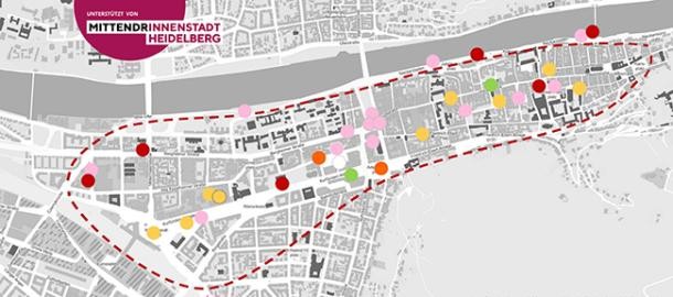 Karte mit Handlungsraum Innenstadt Karte mit Handlungsraum Innenstadt