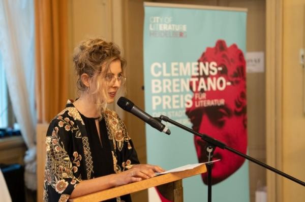 Brentano-Preis 2025: Preisträgerin Noemi Somalvico (Foto: Gös)