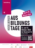 Plakat der Ausbildungstage 2022. (Foto: Stadt Heidelberg) Plakat der Ausbildungstage 2022.