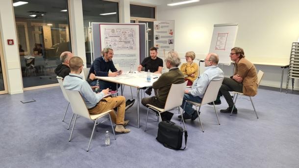 Arbeitstisch Workshop (Foto: Stadt Heidelberg) Arbeitstisch Workshop