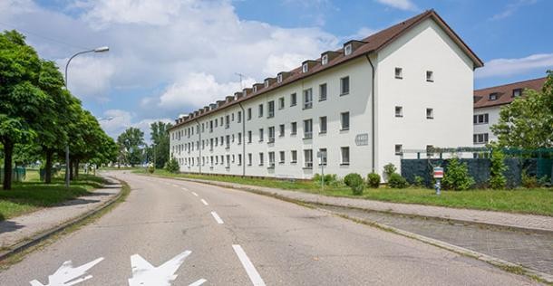 Wohn-gebäude im Patrick Henry Village (Foto: Diemer) Wohn-gebäude im Patrick Henry Village (Foto: Diemer)