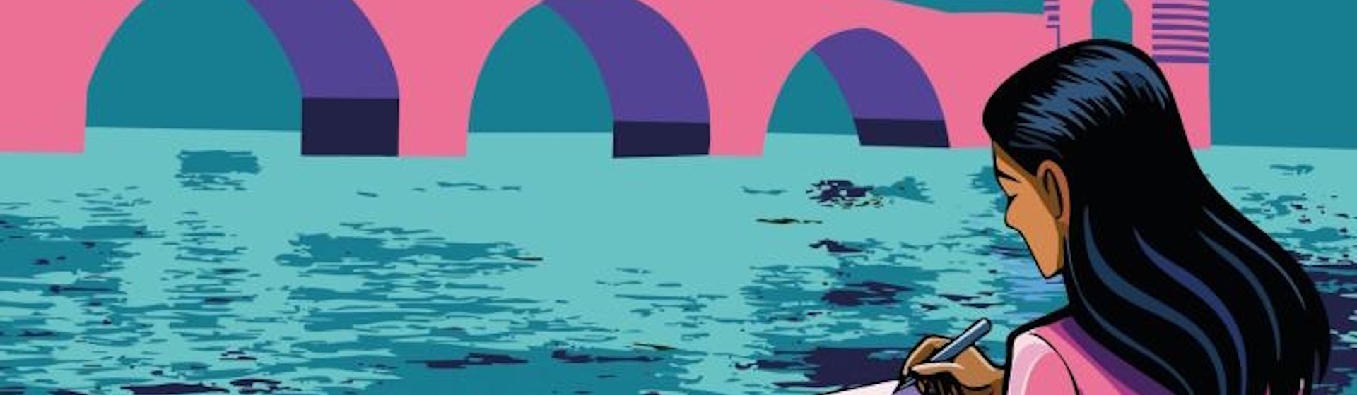 Aufruf zu "Eine Stadt schreibt!" auf Blatt Papier