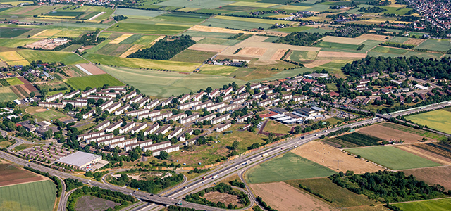 Luftaufnahme von Patrick-Henry-Village (Foto: Venus) Luftaufnahme von Patrick-Henry-Village