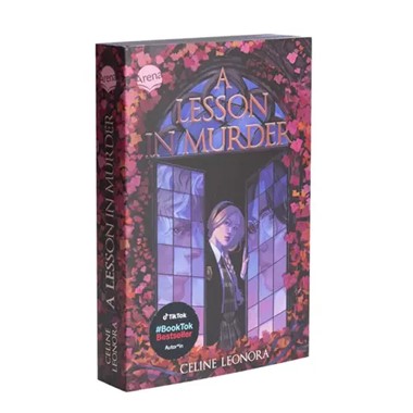 Buchcover "A Lesson in Murder" von Celine Leonora (Grafik: ARENA-Verlag)