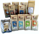 Verschiedene Sorten des Heidelberger Partnerschaftskaffee