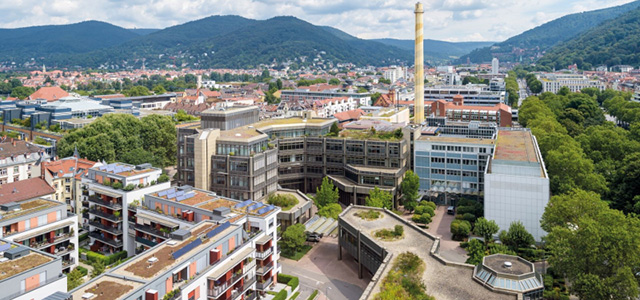 Luftaufnahme des ehemaligen Areals der Heidelberg Druckmaschinen 